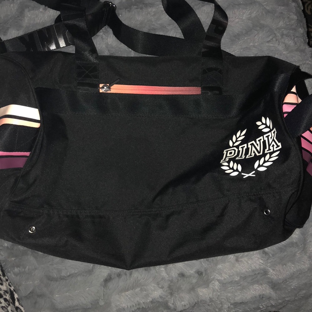 Pink gym bag